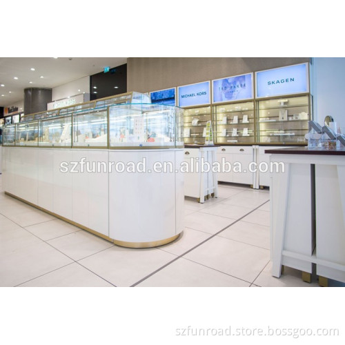Modern Jewellery Shop Interior Decoration Jewelry Counter Design Showcase